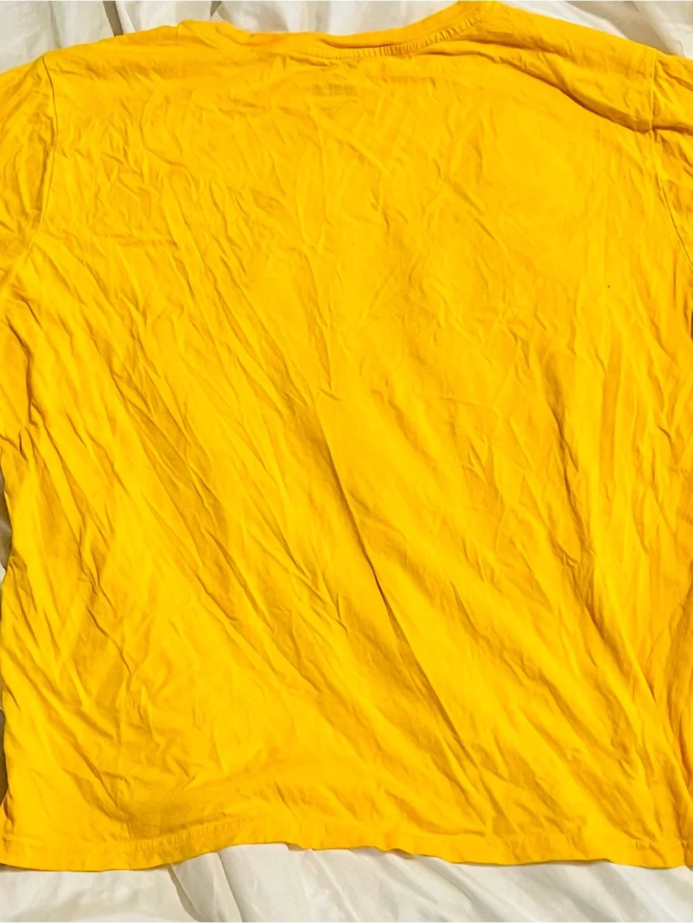 Yellow Tee with CAT Logo Men’s 2XL